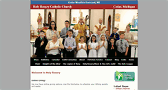 Desktop Screenshot of holyrosarycedar.org